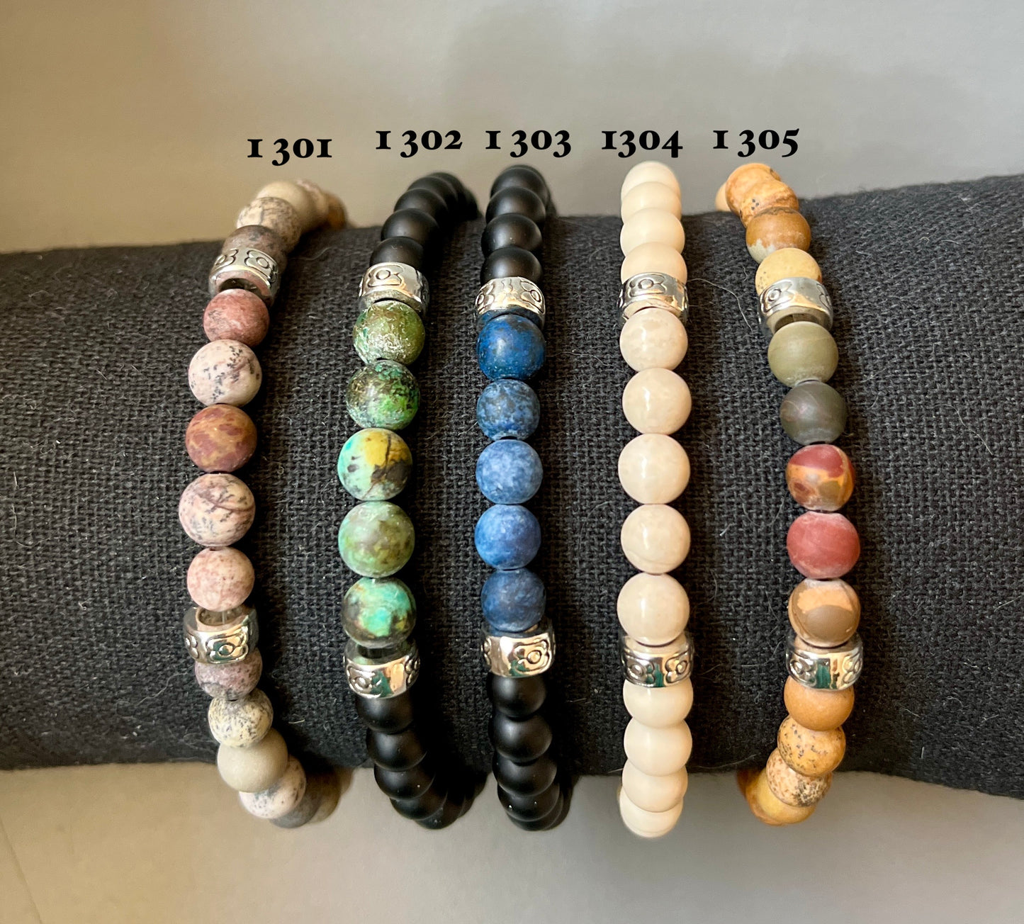 Bracelet Homme Baptiste en pierres naturelles