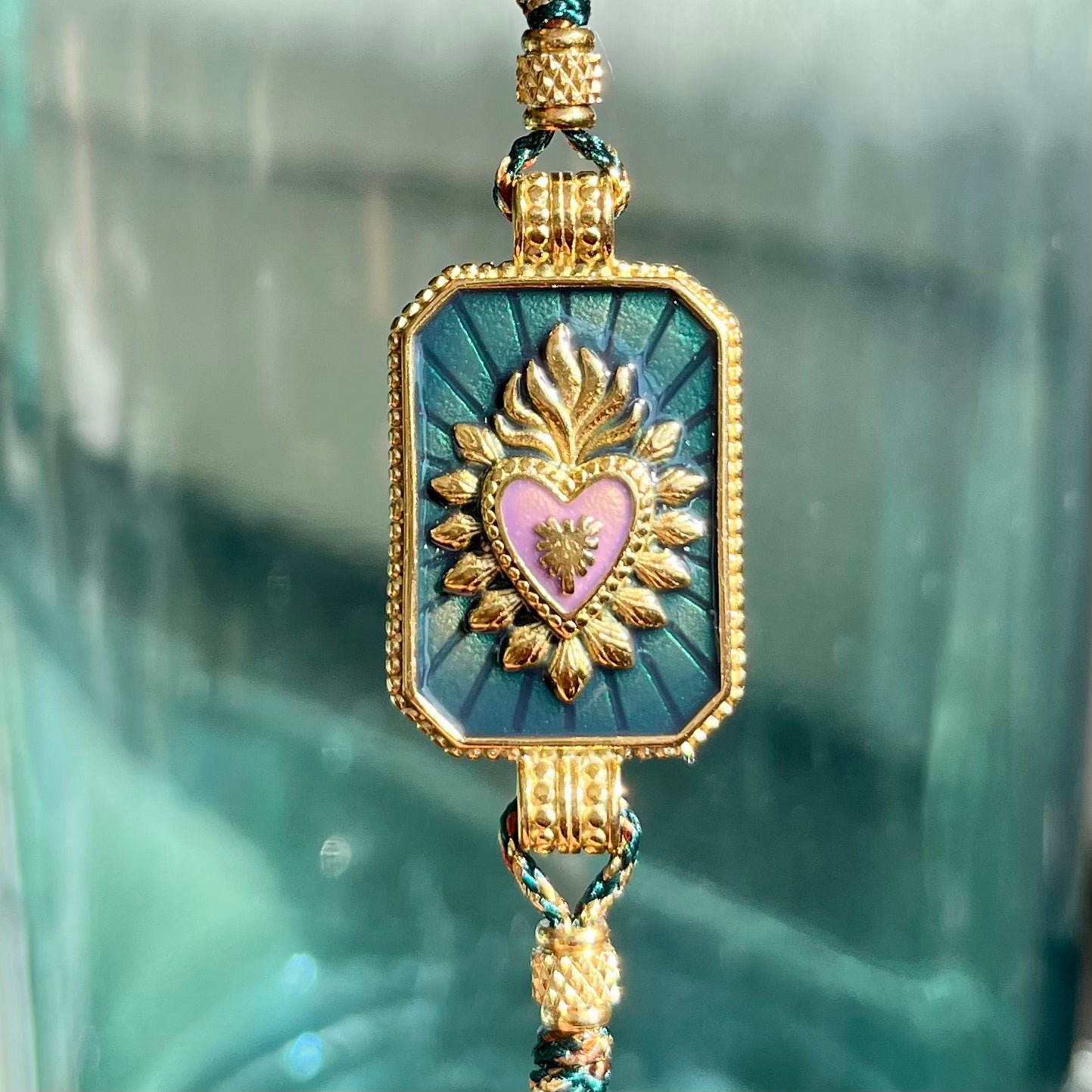Bracelet Isadora ex-voto émail coeur