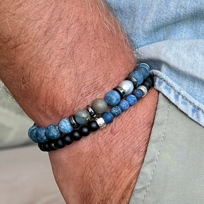 Bracelet Homme Baptiste en pierres naturelles