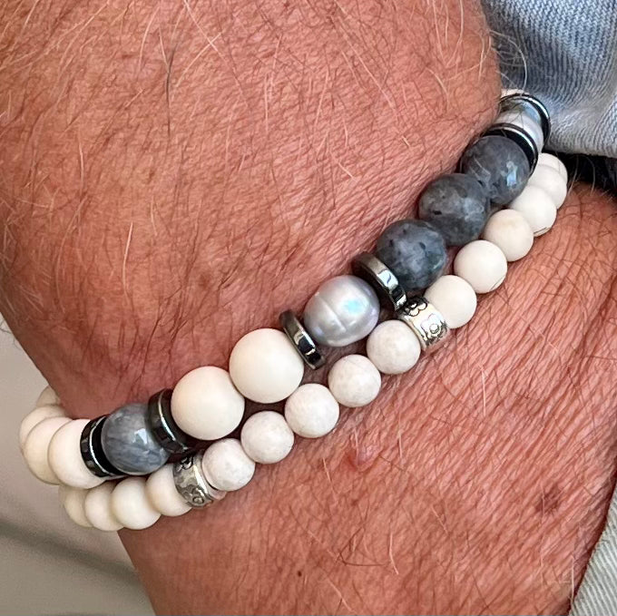 Bracelet Homme Baptiste en pierres naturelles